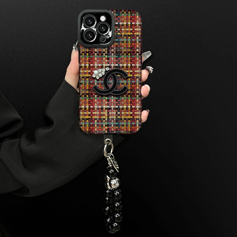 潮牌编织适用苹果vivo华为oppo小米iPhone16瞳眼小羊皮手机壳