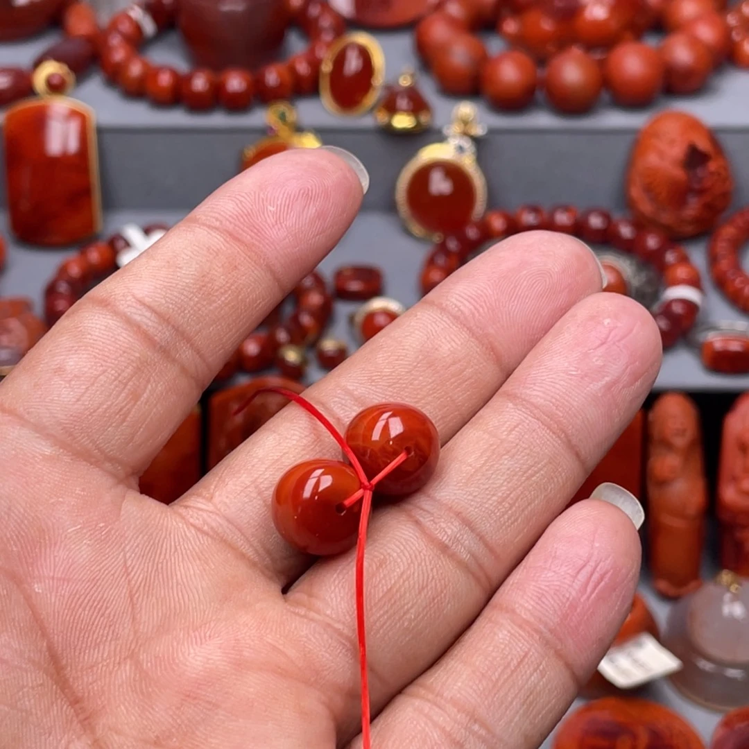 南红玛瑙未镶嵌珠宝奇石配饰