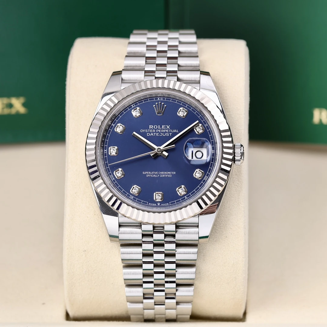 99新 Rolex/劳力士 126334 五珠链狗牙圈钻刻 41mm 2025年5月保卡