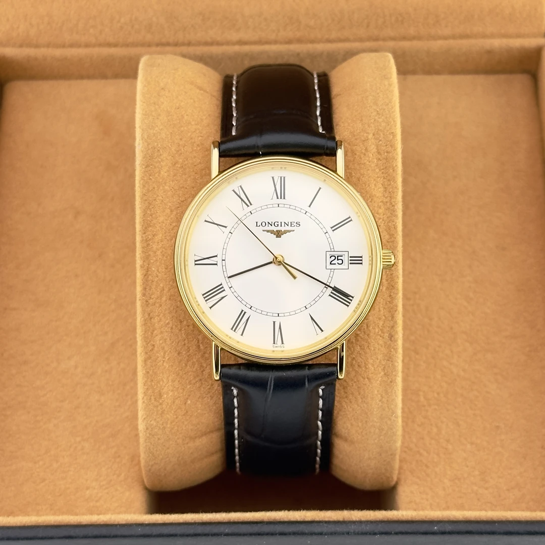 95新 Longines/浪琴 瑰丽系列镀金优雅经典百搭名表男士中性表