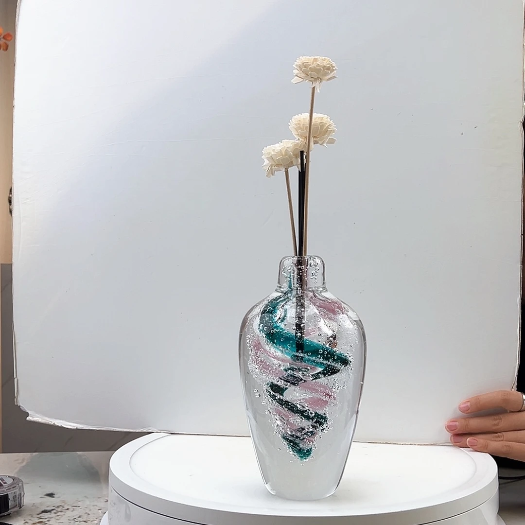 茶盏琉璃水晶香薰瓶