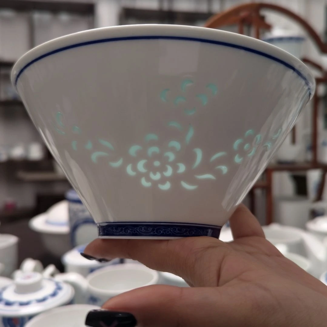 陶瓷清韵6.5寸面碗两只装