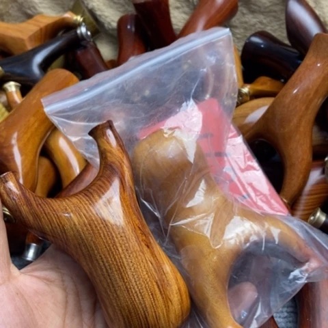 大果紫檀（缅甸花梨）瑕疵2把1681