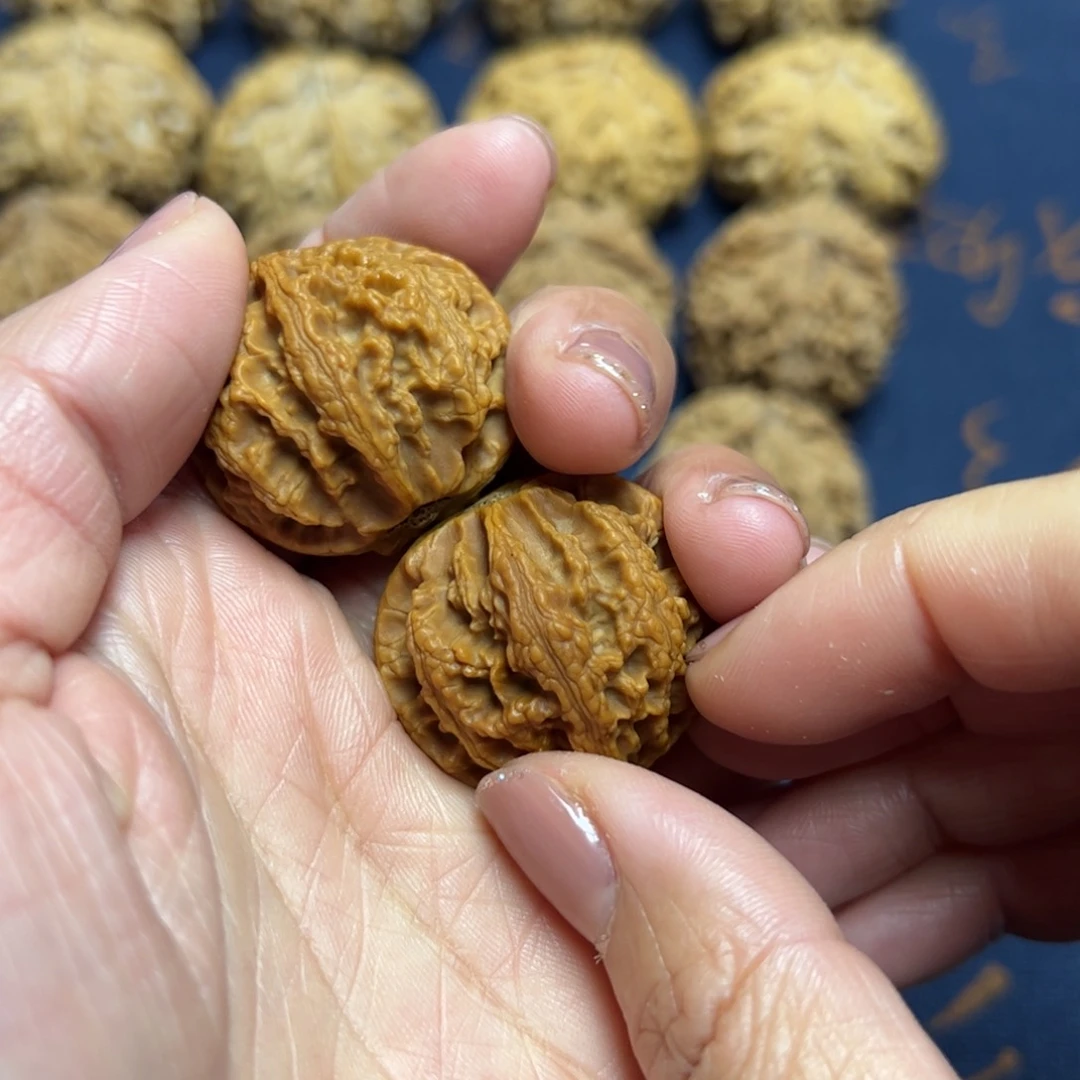 文玩核桃把件秦岭野生植物核桃