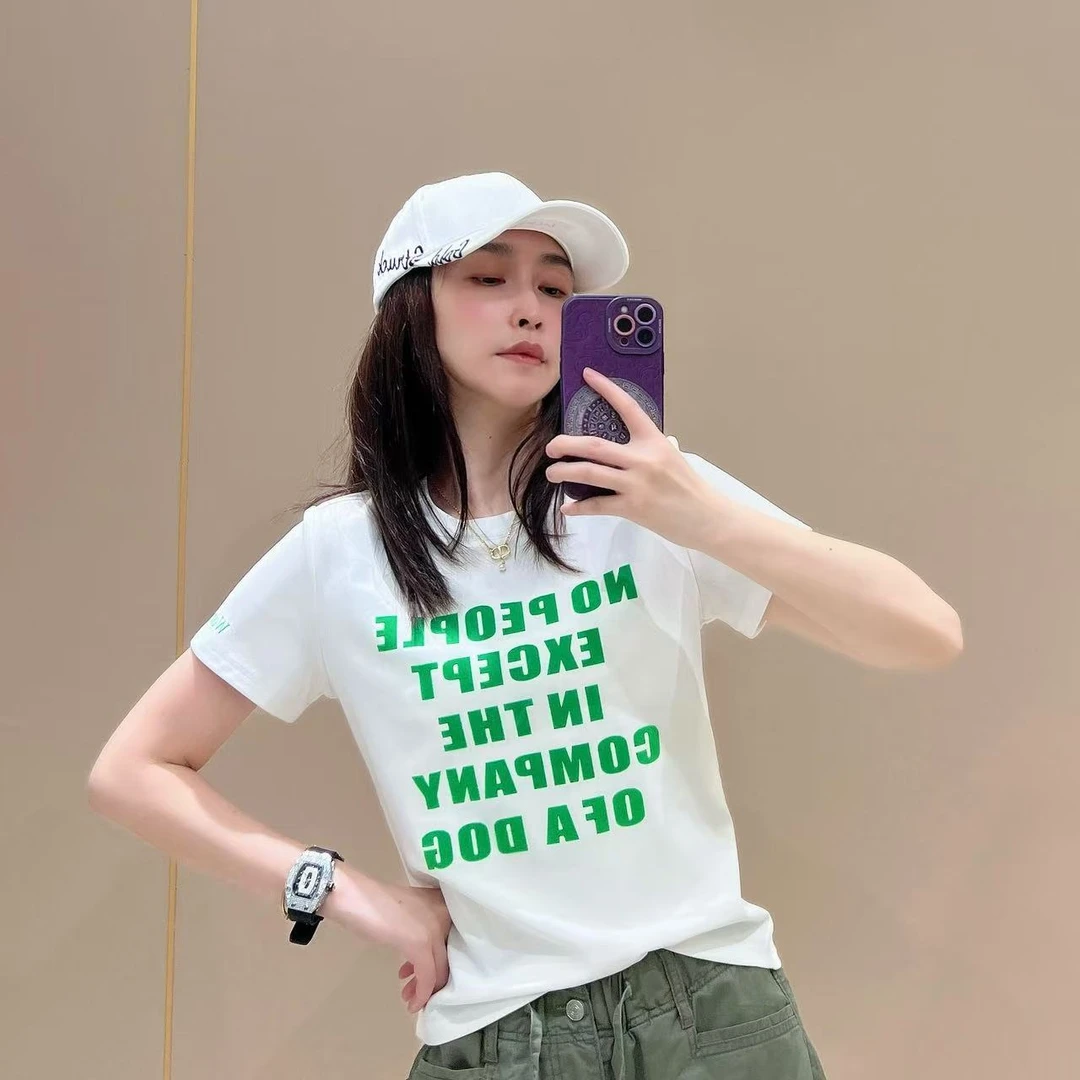 新款小版型短袖505132显瘦洋气时尚百搭设计感休闲体恤POLO衫半袖