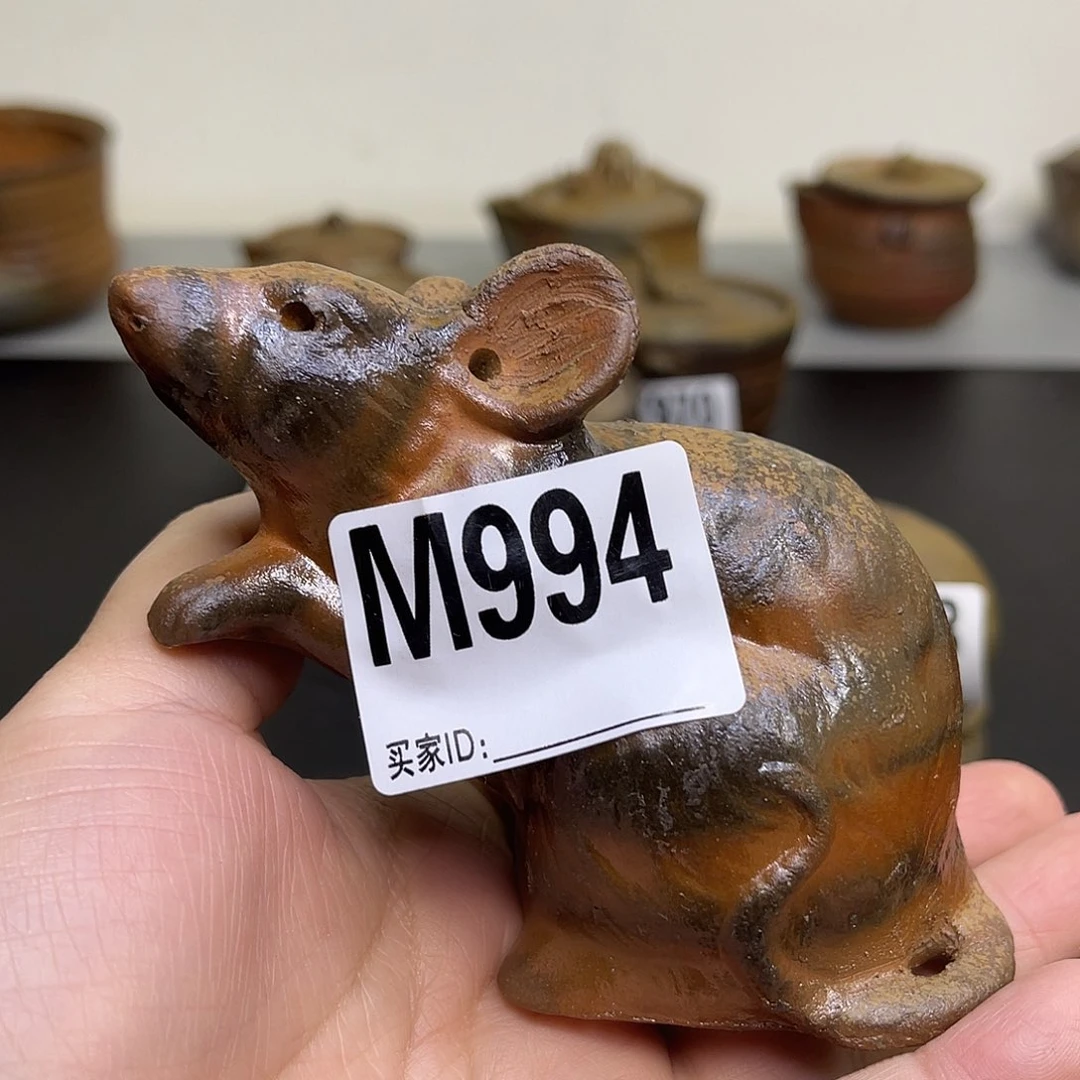 备前烧作品 小小的茶宠