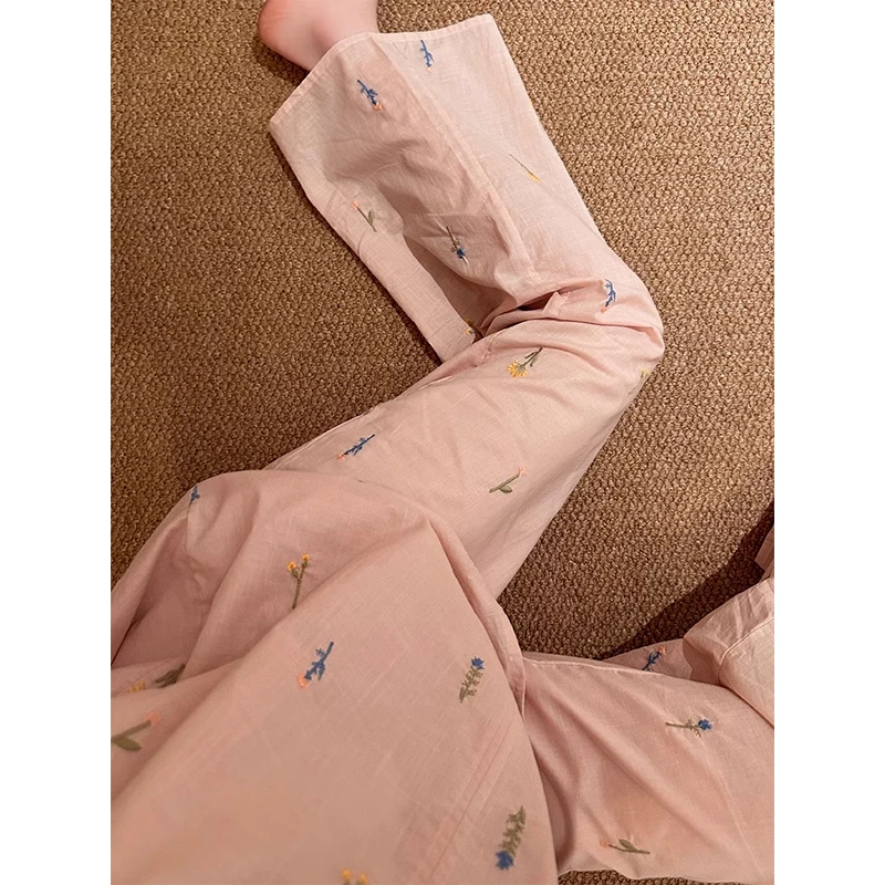 【国风新中式】温柔高级感长袖睡衣女春秋2025舒适长裤套装家居服女