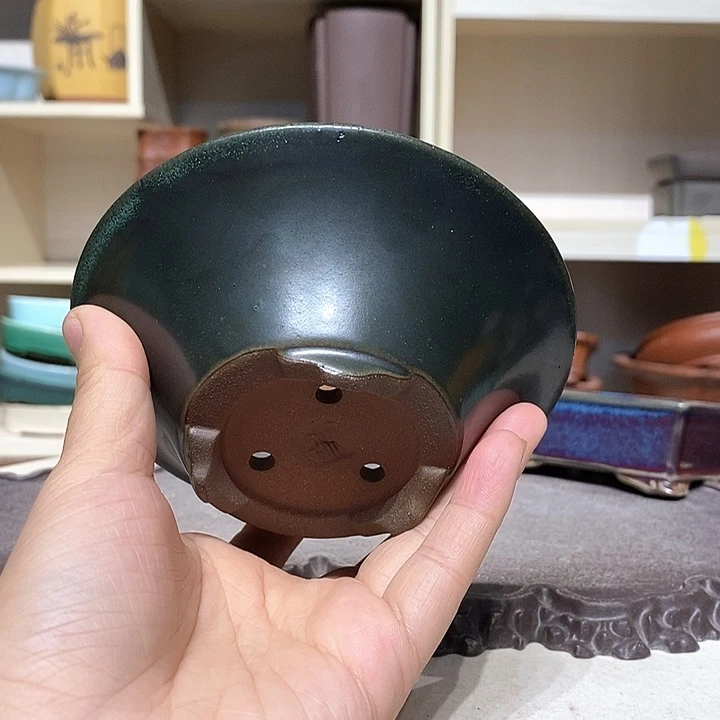 紫砂花盆南****）瑕疵4-12。。。（5）