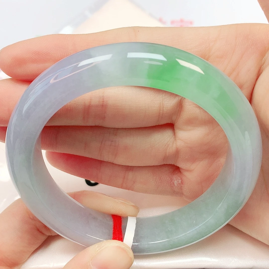 未镶嵌手镯翡翠好*翡翠手镯58