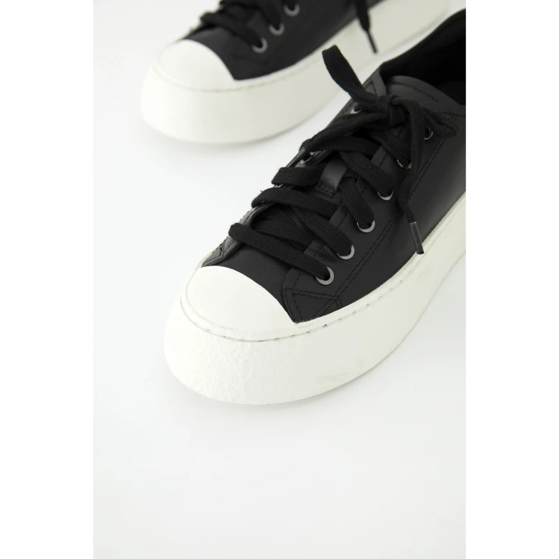 BAYBERYL老贝黑白板鞋厚底圆头25春时尚百搭休闲鞋DD4D0331-4/5