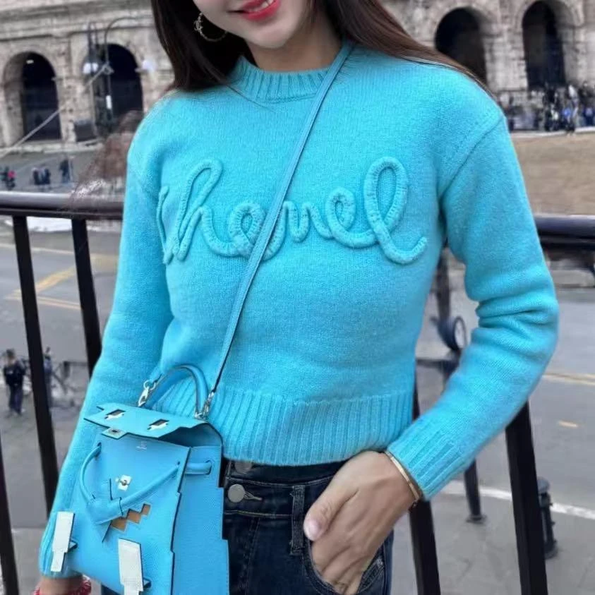 99新 Chanel/香奈儿 双双臻选/bb10142/香奈儿/毛衣/34码