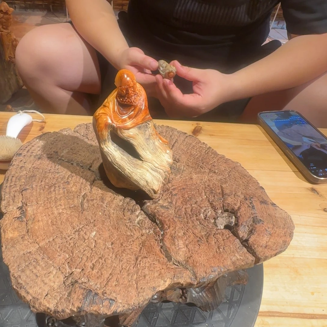 小***条柏木（崖柏）手工制作