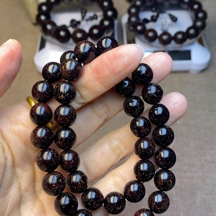 檀香紫檀（小叶紫檀）1.0爆双圈