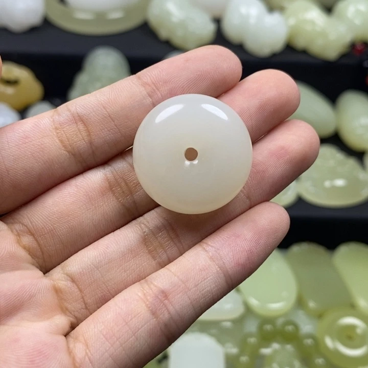 完全开放白色扣子25mm