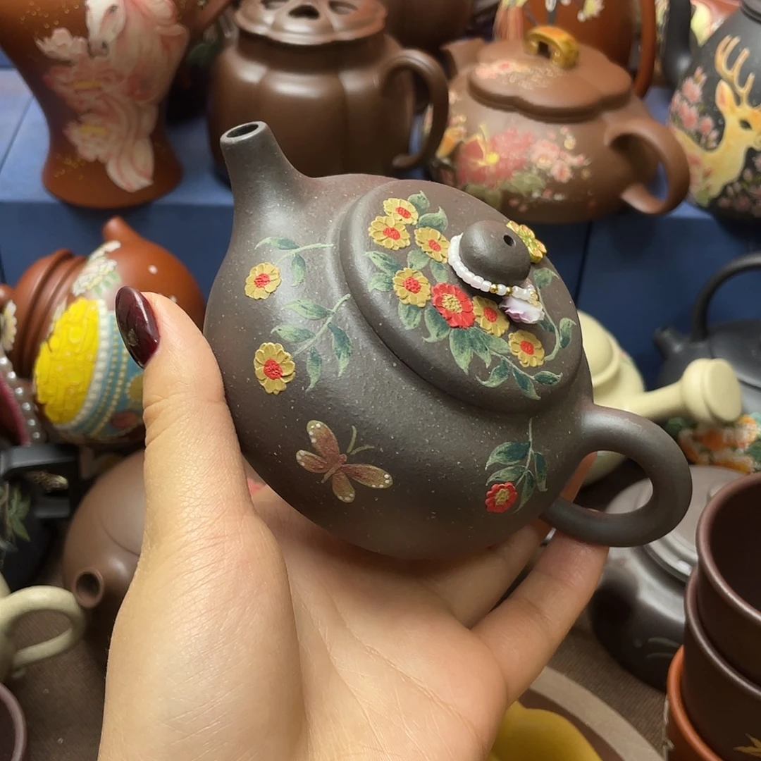 P***活红泥茶杯紫砂主人杯150cc