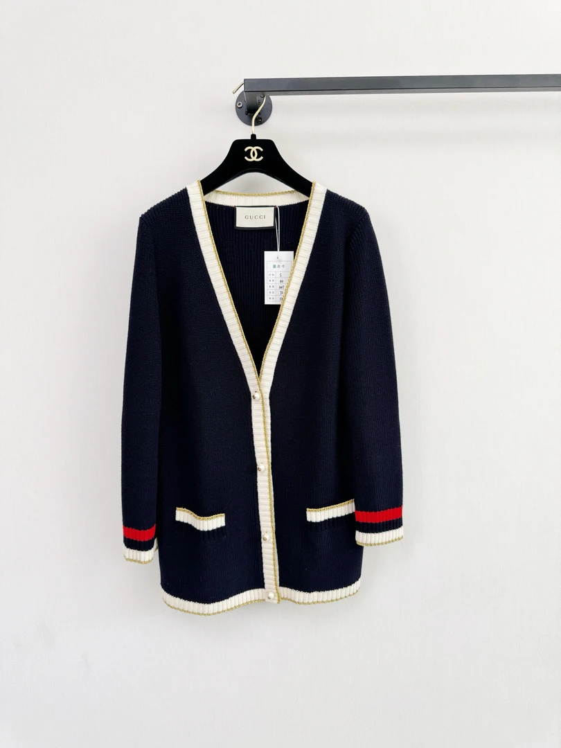 99新 GUCCI/古驰 羊毛开衫 正品 S码 专柜9000多购