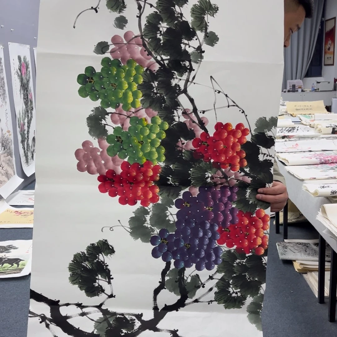国画手绘画作品和绘画