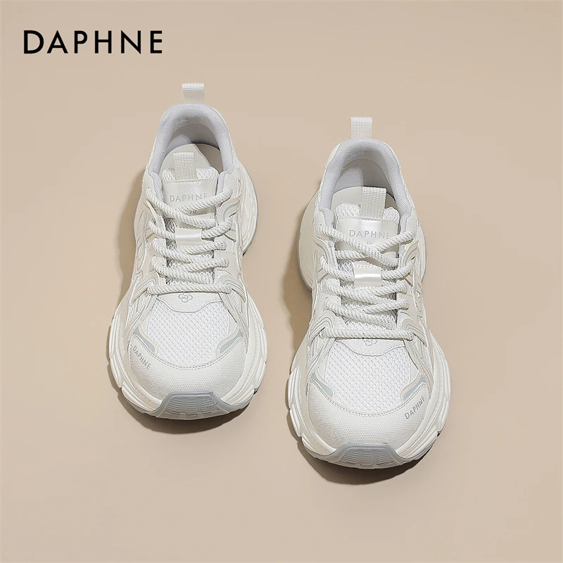 达芙妮新款厚底老爹鞋女2025春季增高女鞋轻便百搭软底运动休闲鞋