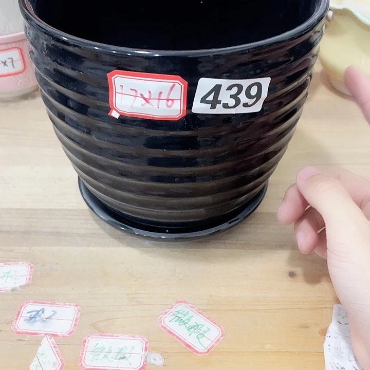 陶瓷花盆全场12包邮