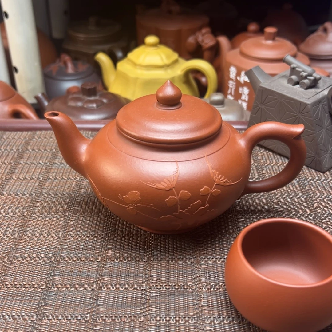 茶壶紫砂宜兴原矿紫砂壶350毫升容量