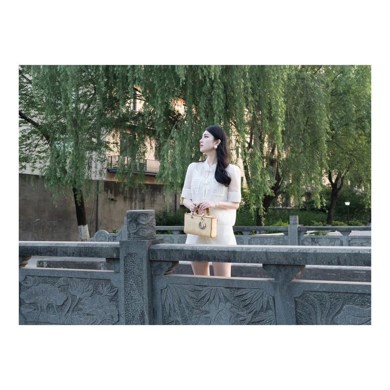 DALI PLUS中国风 重工系列 米色薄款气质 新中式外套套装-23Q17