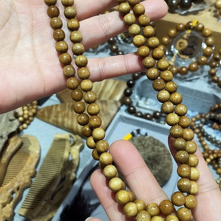 金丝楠金丝楠木小叶桢楠枯木老料手串0.8