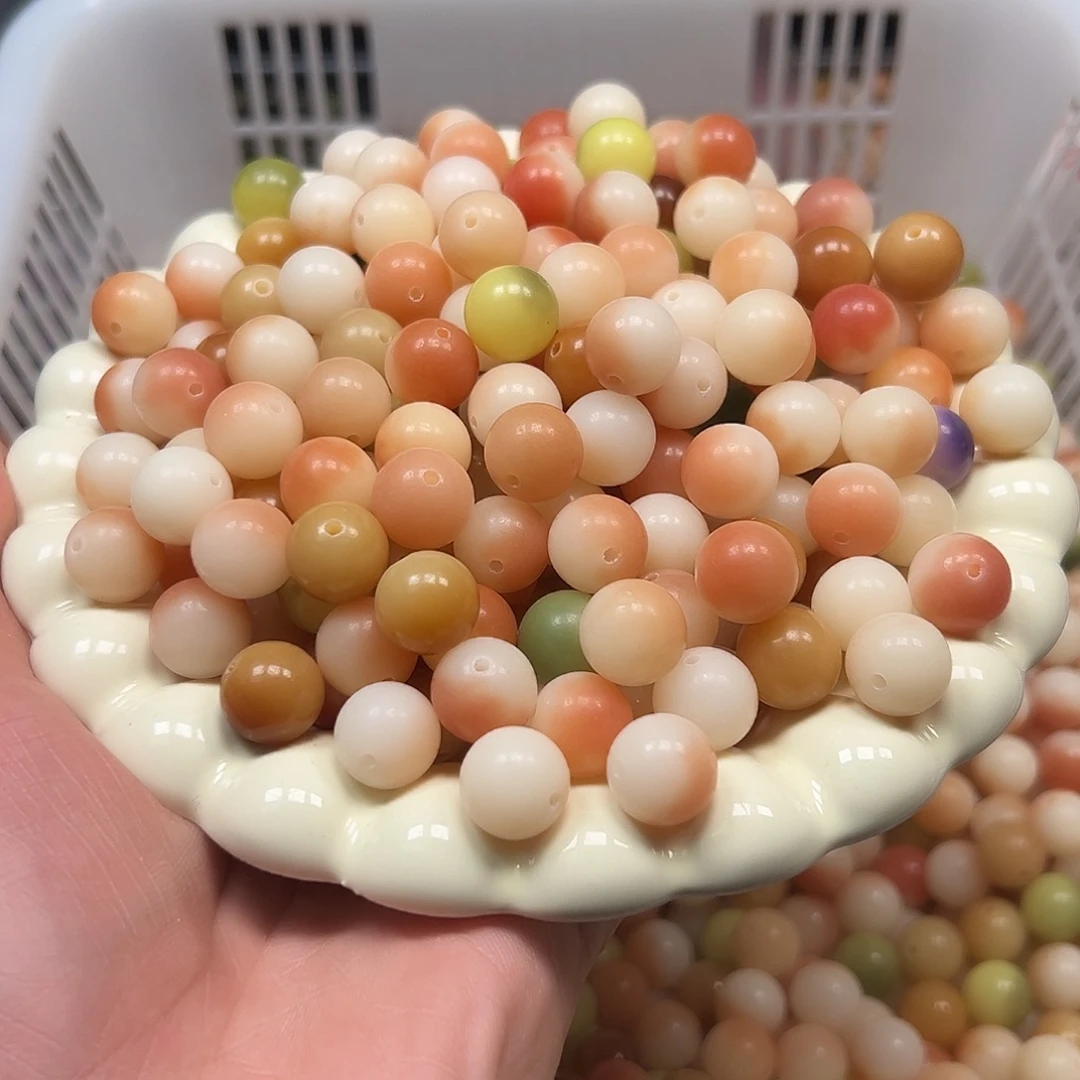 菩提根/象牙果手串200颗13尺寸野梅圆珠