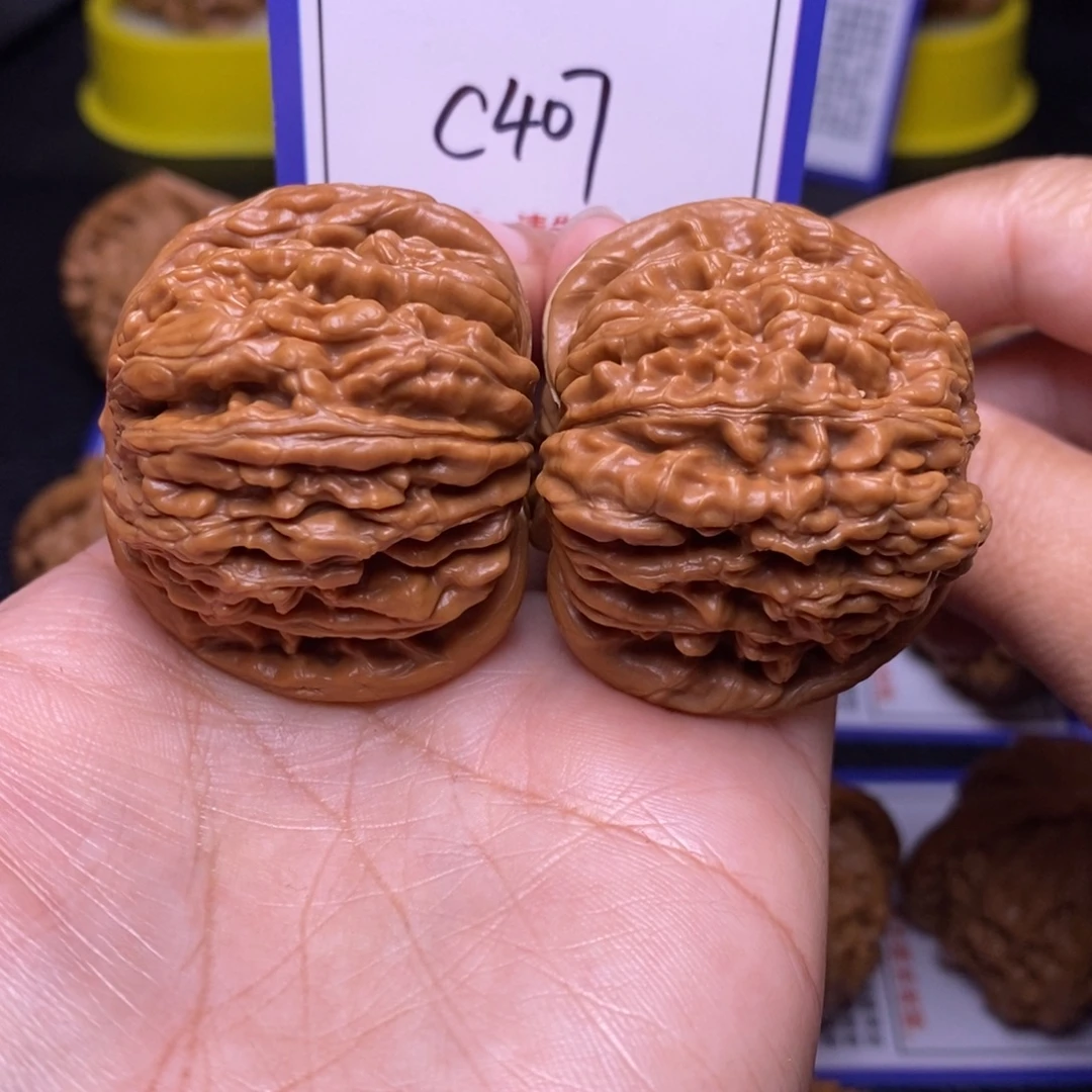 ****文玩核桃把件43四座楼c407