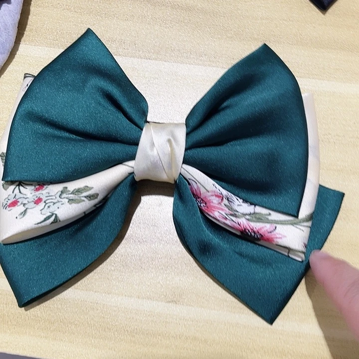 布艺铁合金蝴蝶结发夹