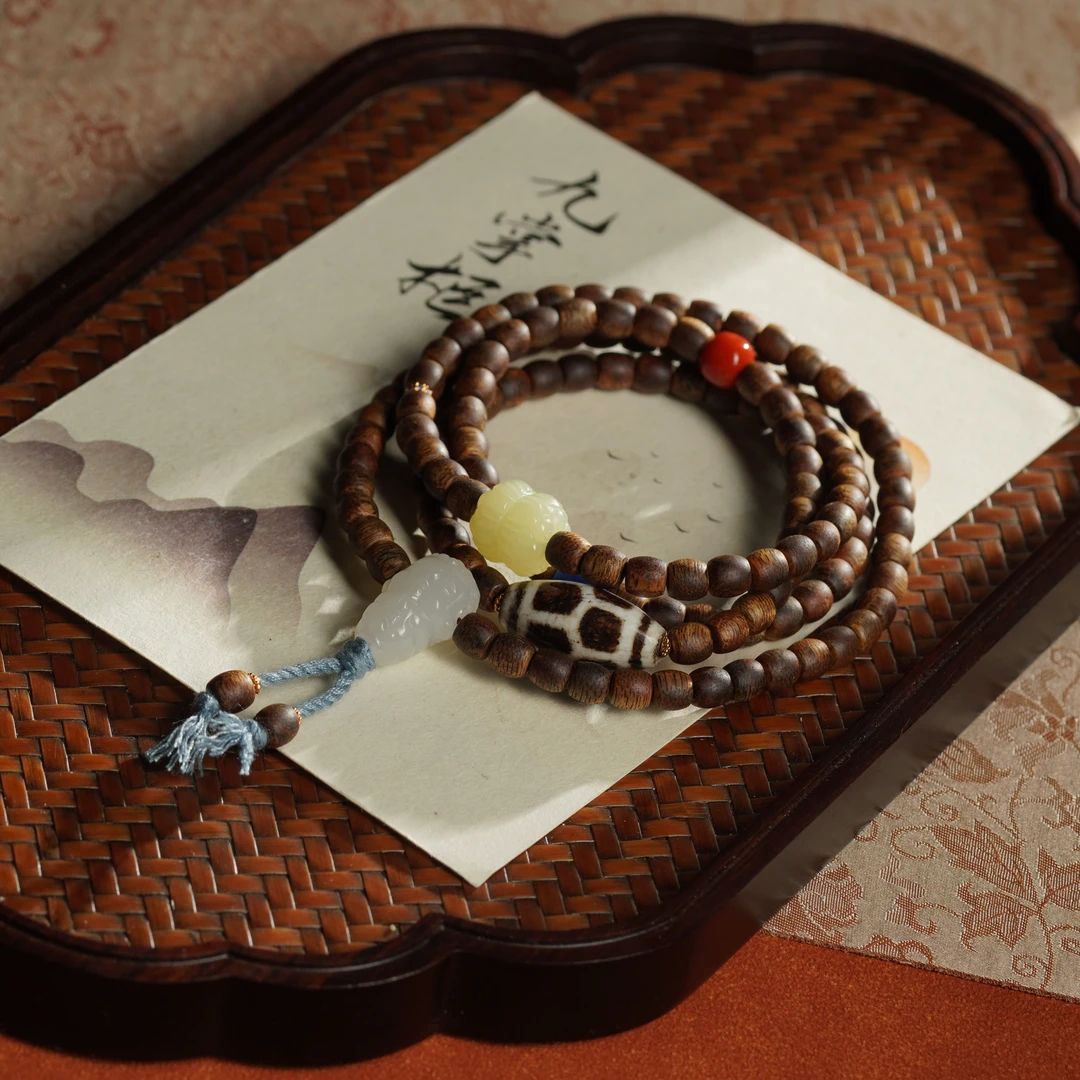 沉香沉香多圈手串简约百搭1+8k设计款—多样性发其一5mm【JJ438】