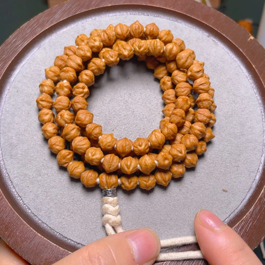 柏香籽/百香籽吊坠白牙横打长串