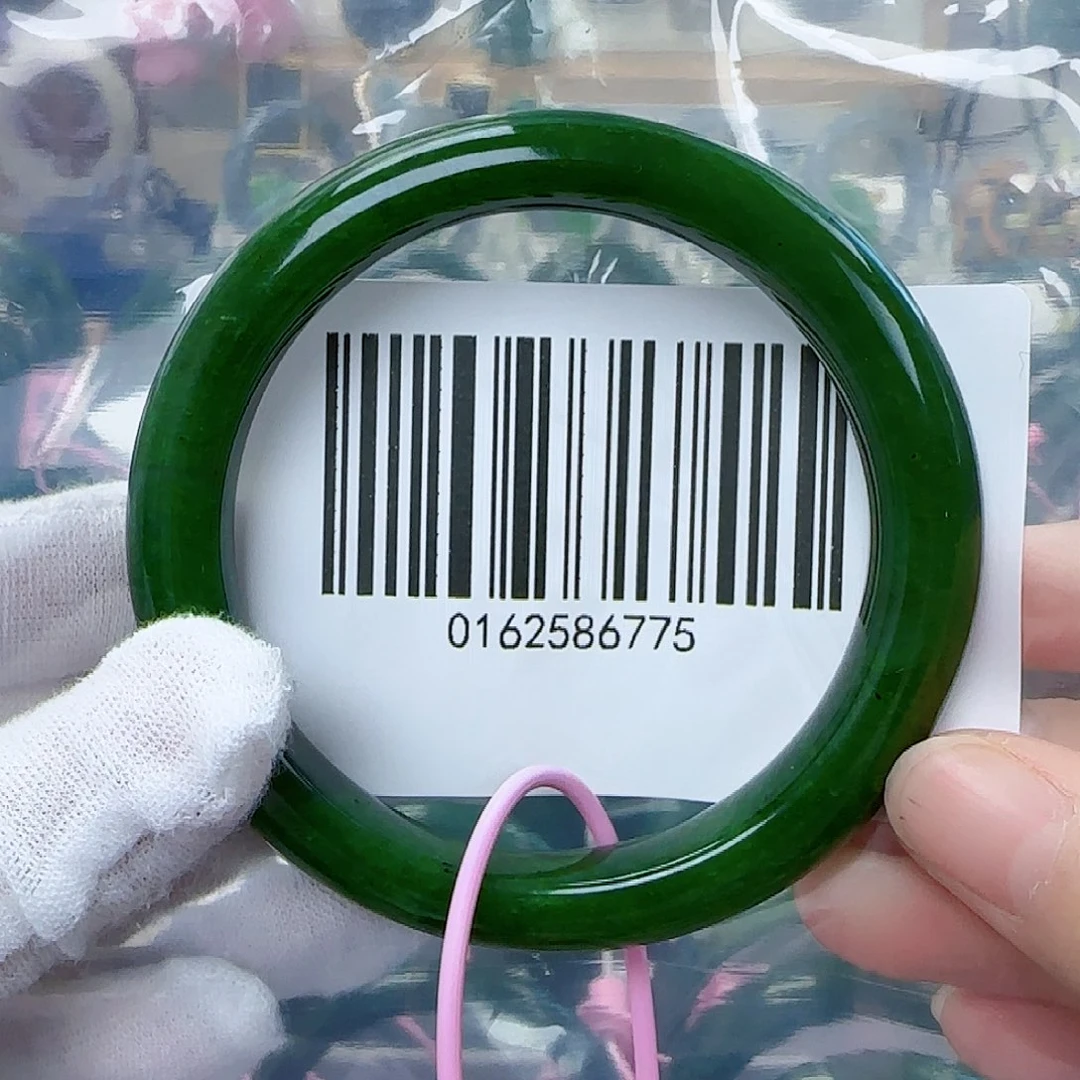 和田玉（碧玉）手镯未镶嵌59