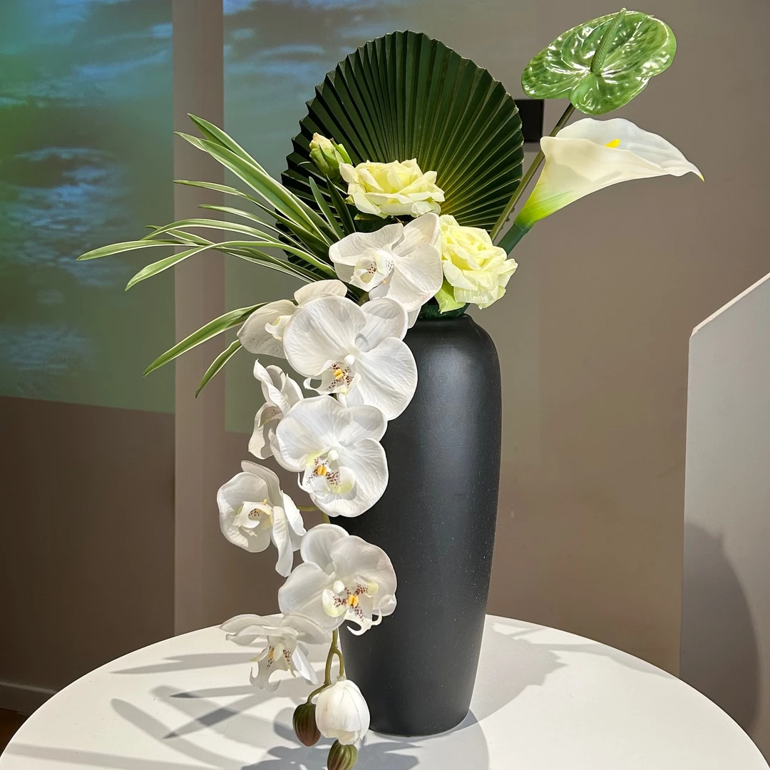 【柿吉】夏韵 设计师款手扎花束干花花束仿真花绢花桌面客厅摆件