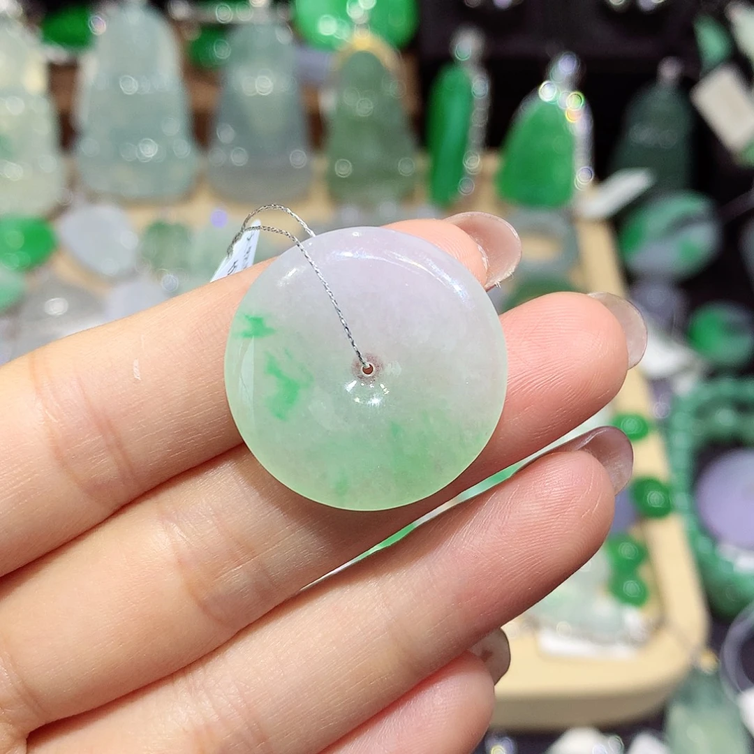 颈饰未镶嵌翡翠扣子