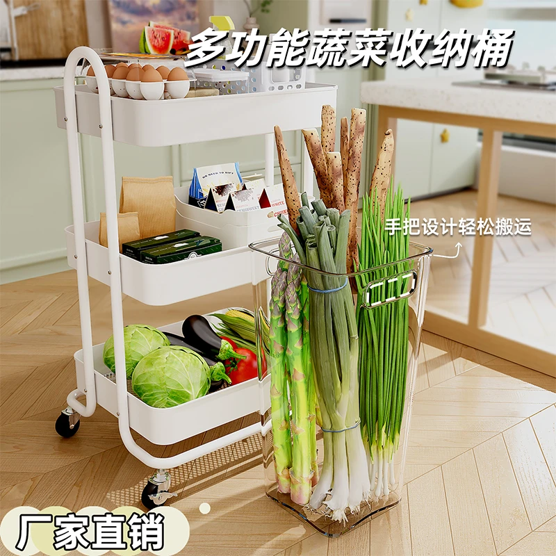 大葱收纳盒山药收纳桶厨房大葱收纳神器葱姜食材置物架放葱收纳筐
