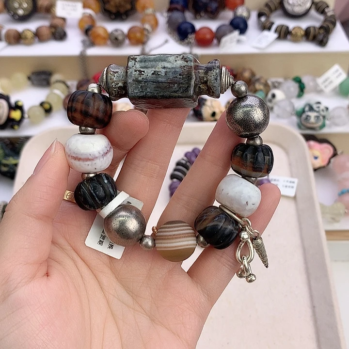 非金属奶皮鼎异域风手串