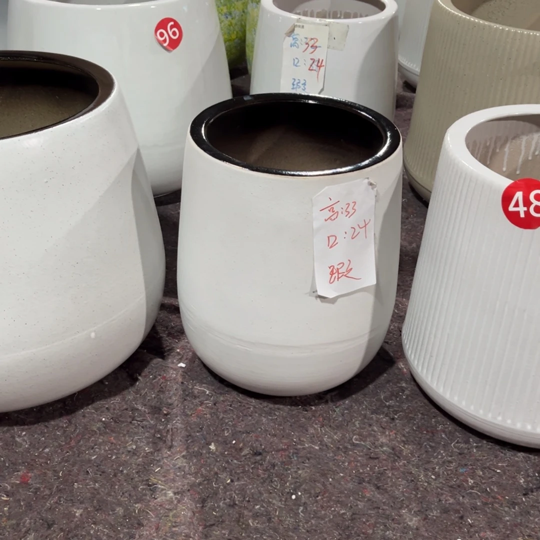 磨砂龙蛋小号一个花盆