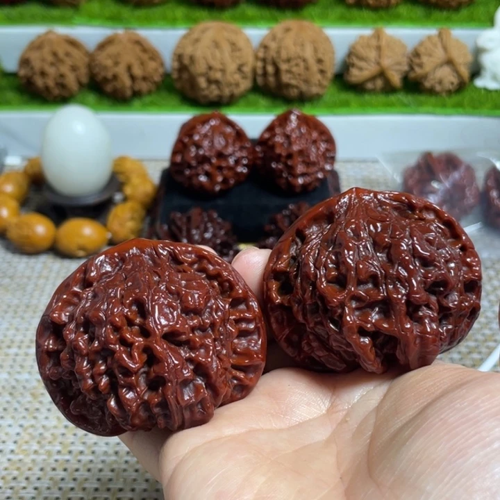 把件文玩核桃54官帽