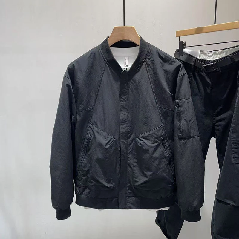 棒球服外套男士春秋季2025新款潮宽松休闲飞行员夹克春装工装上衣