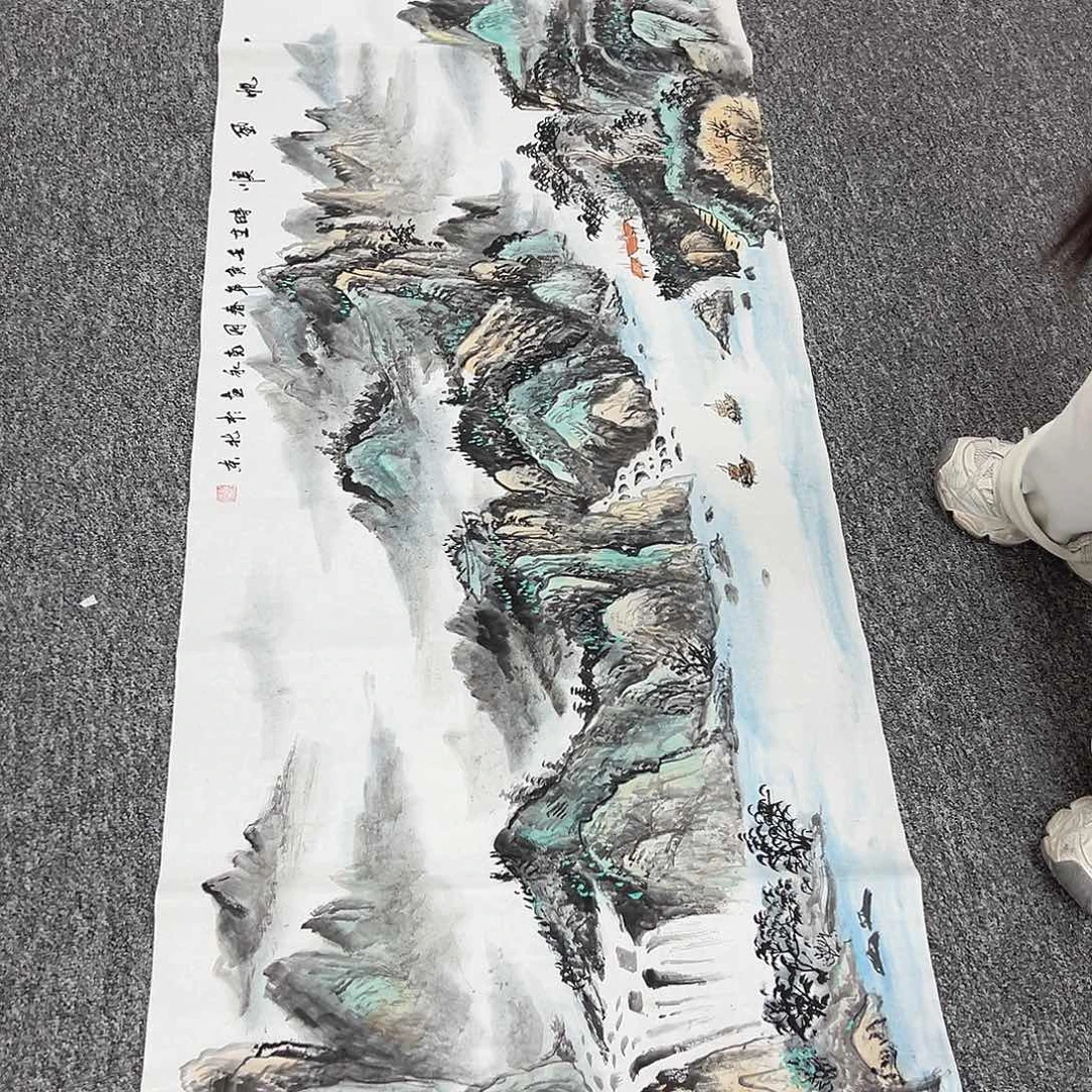 国画纯手绘字画作品欣