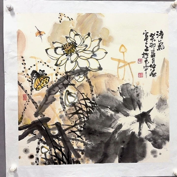 国画亲笔手绘放心去藏