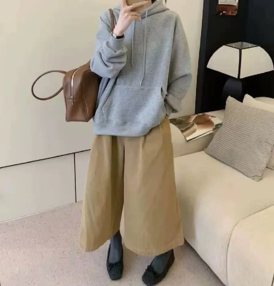 Manmi   潮牌小狗刺绣标加绒套头帽衫  516（C5↓）