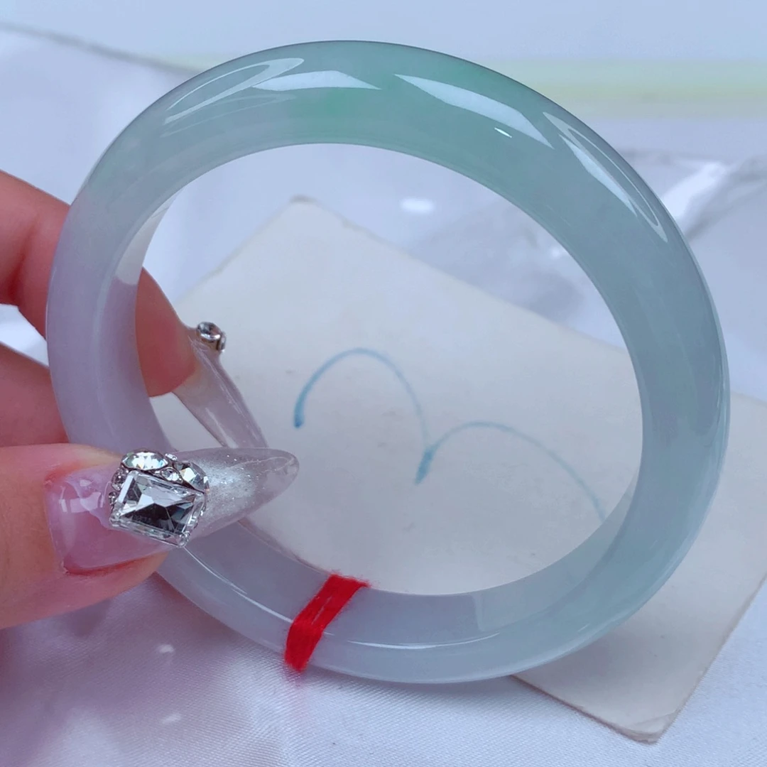 翡翠手镯未镶嵌天然缅甸翡翠A货手镯