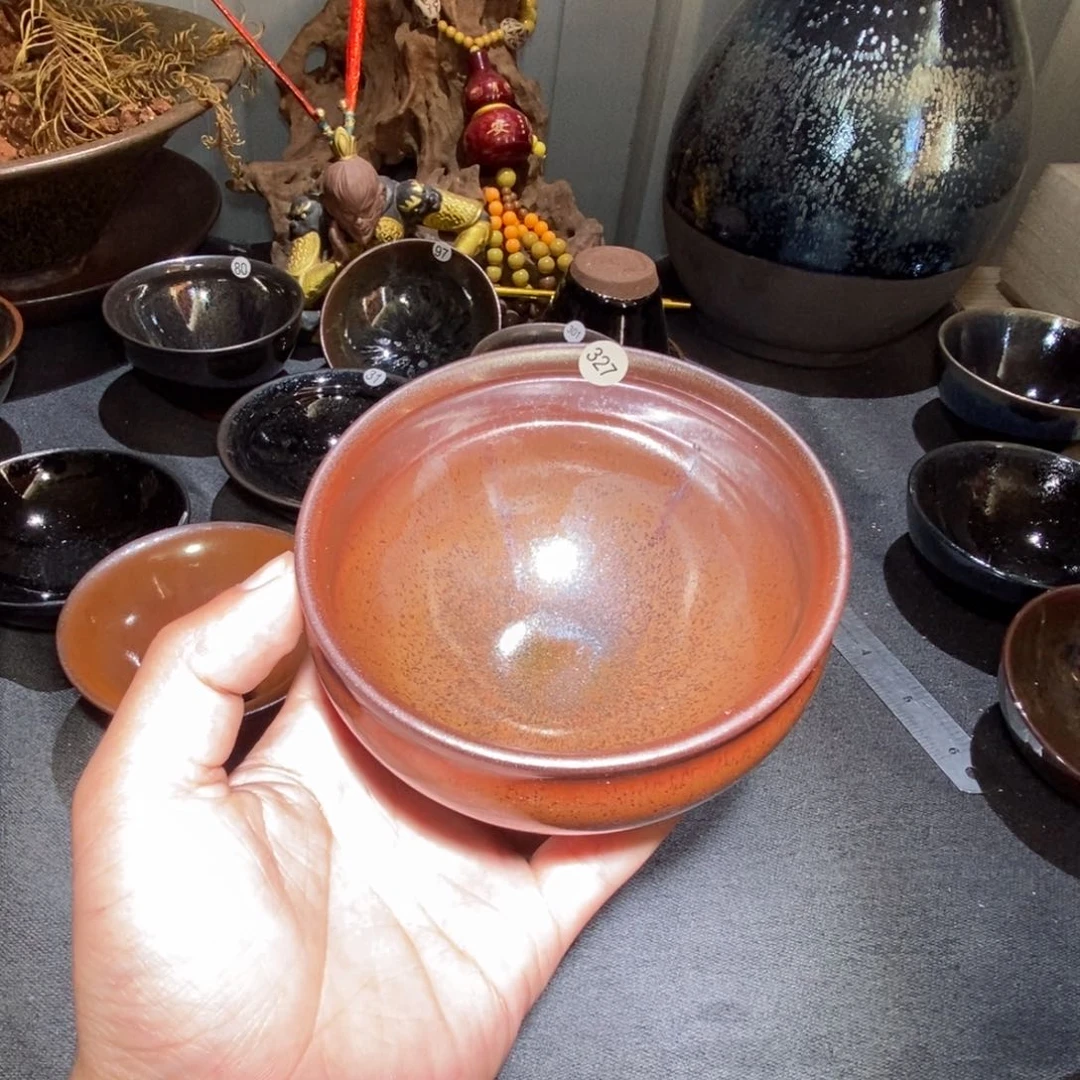 茶盏J**.禄存建盏主人杯327