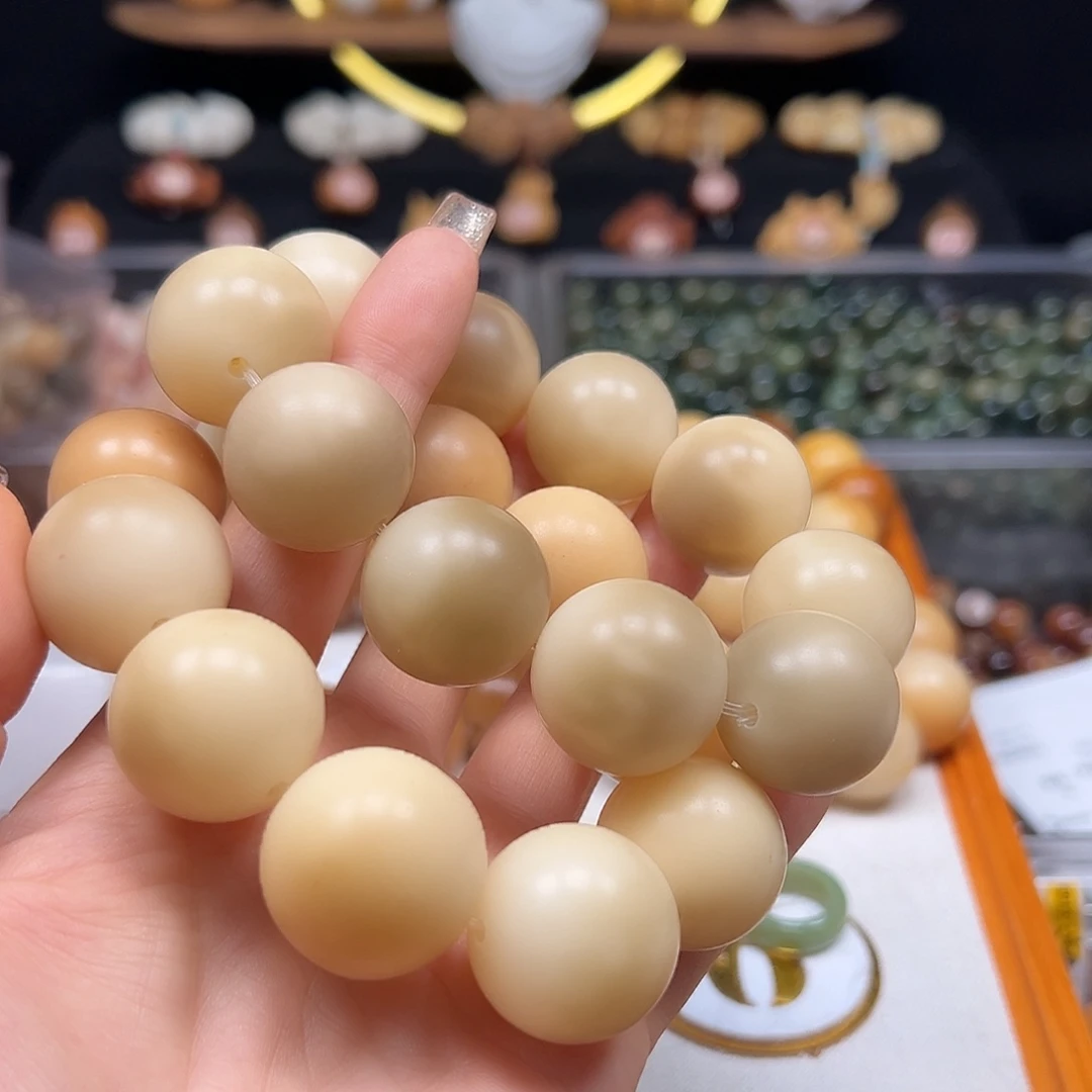 拓***浪手串菩提根/象牙果微瑕大串2条有裂