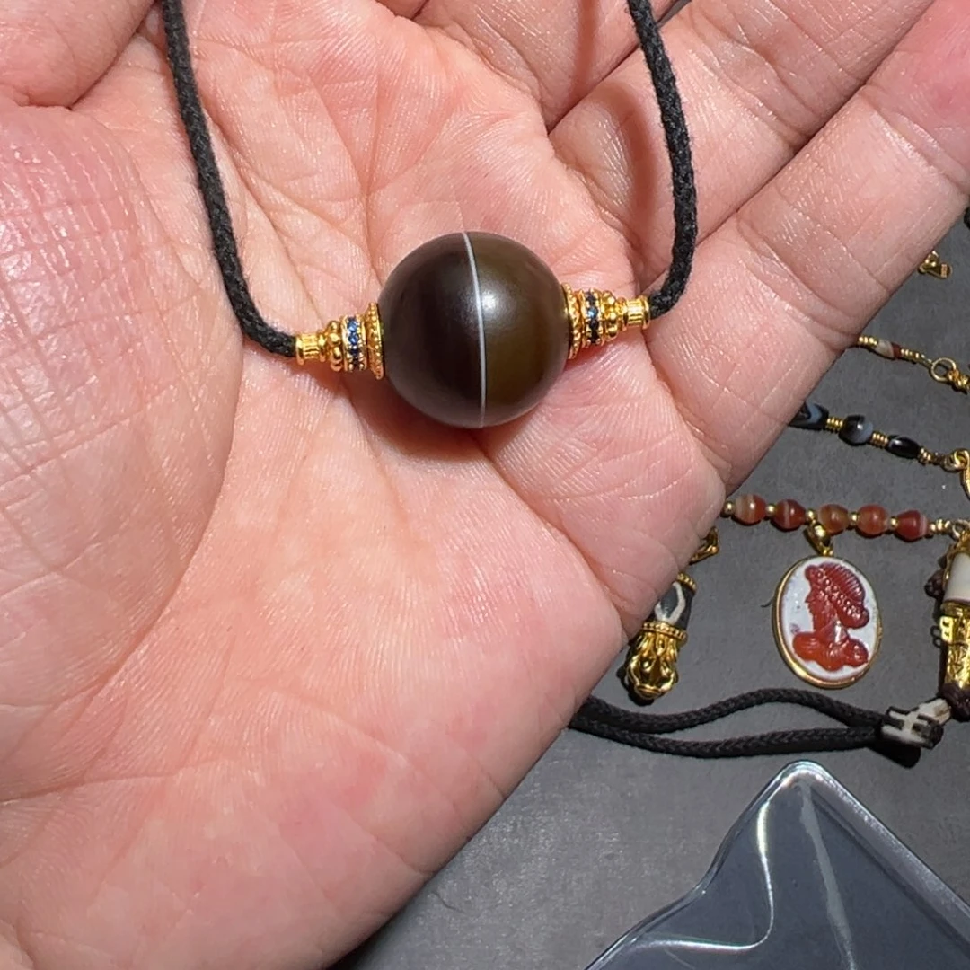 玛瑙/玉髓未镶嵌颈饰