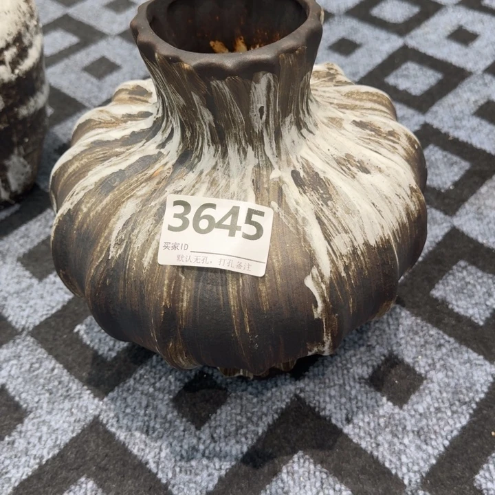 ****瓷片景德镇高温花器编码3645高29口8默认无孔