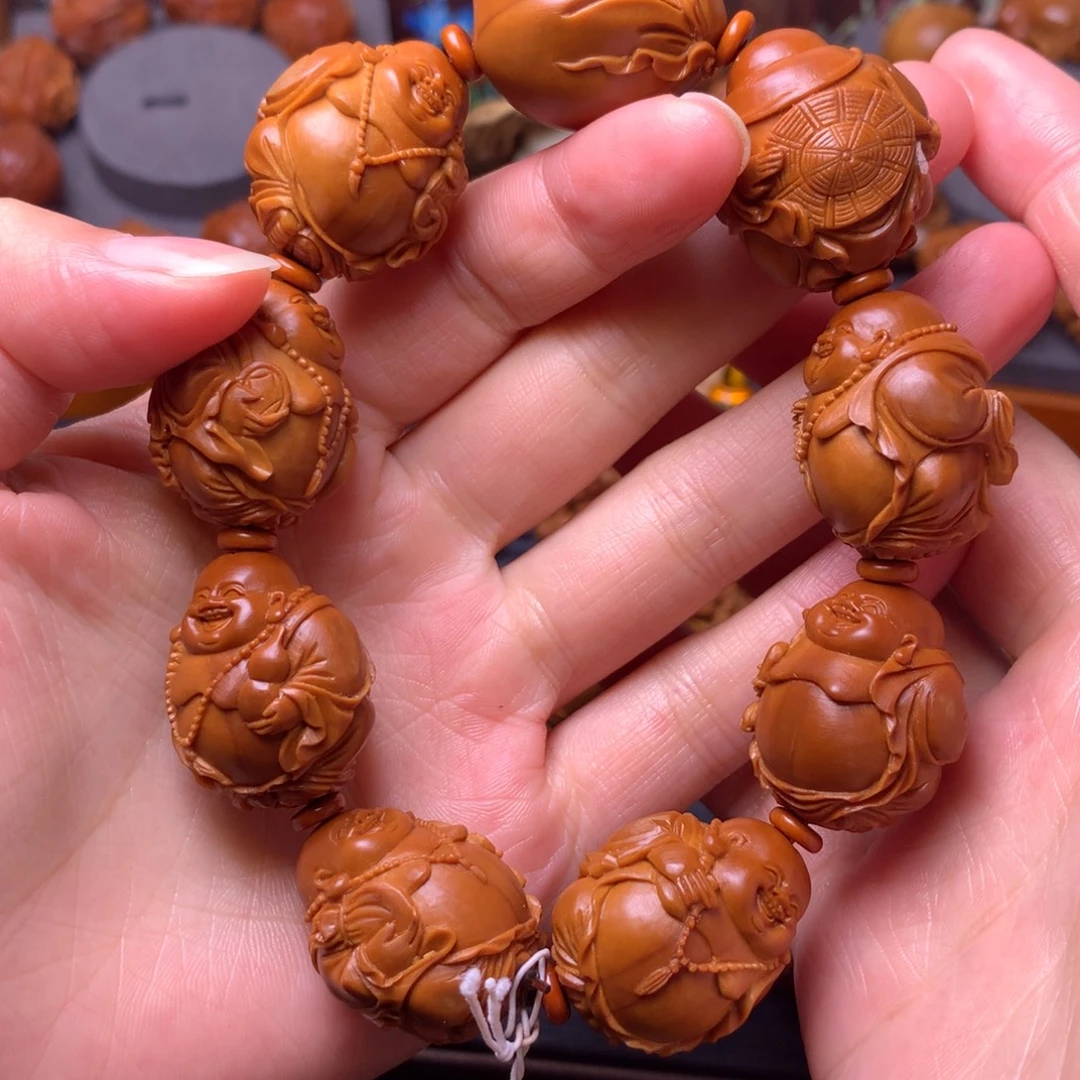 橄榄核手串/手链八宝弥勒