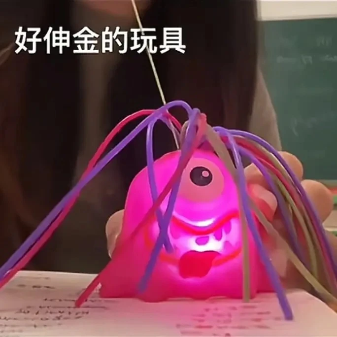 【整蛊好物】扯头发会叫小怪兽音效好物扯头发多样小怪兽解压小玩具