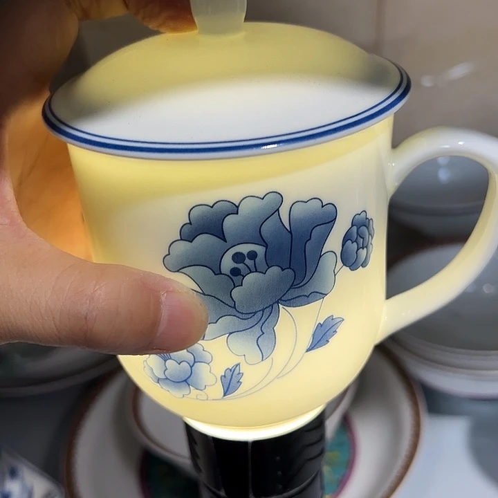 青韵正价办公杯陶瓷
